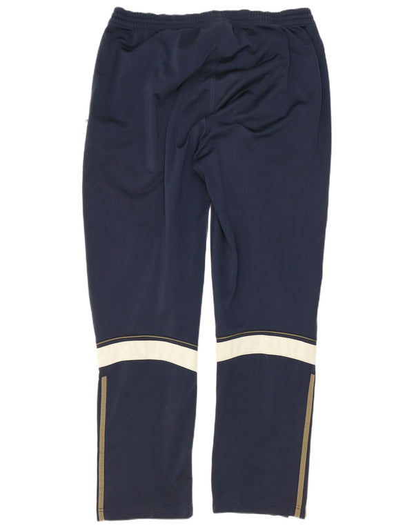 Adidas Mens Tracksuit Trousers UK 42/44 Large Navy Blue Colourblock