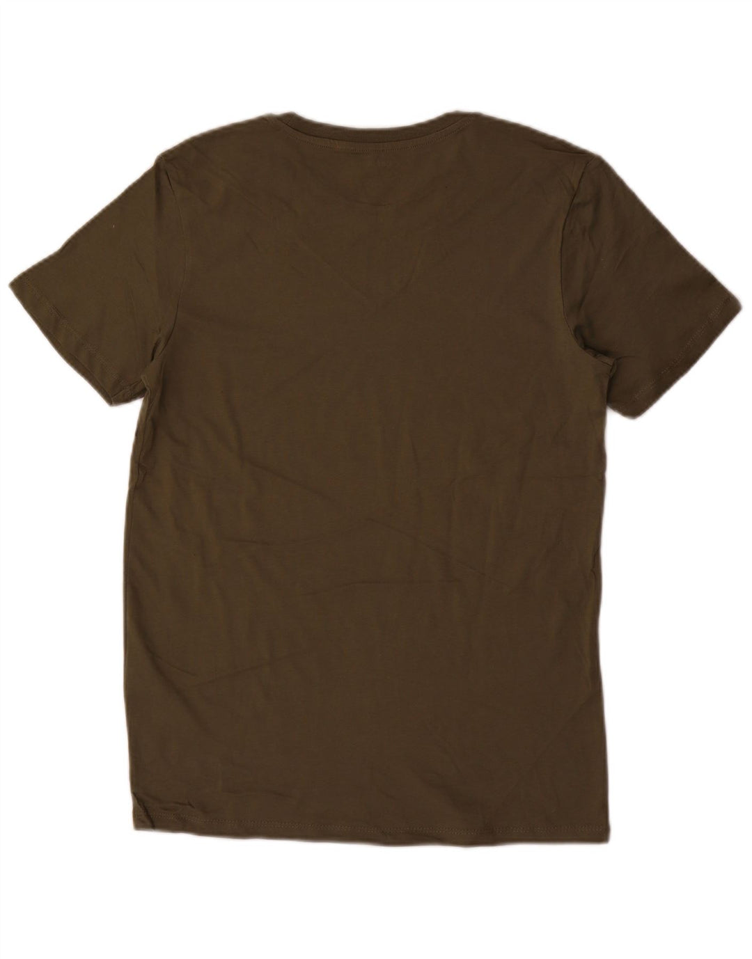 JACK & JONES Herre T-Shirt Top XS Khaki Bomuld