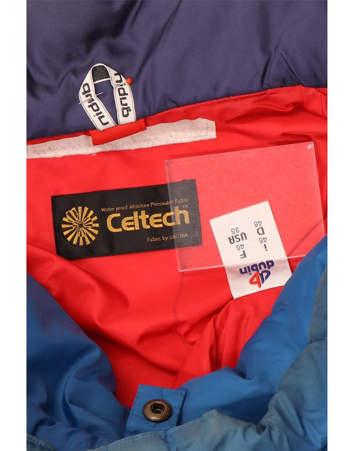 Dubin Herre Loose Fit Skijakke IT 46 Lille Rød Colourblock Polyester