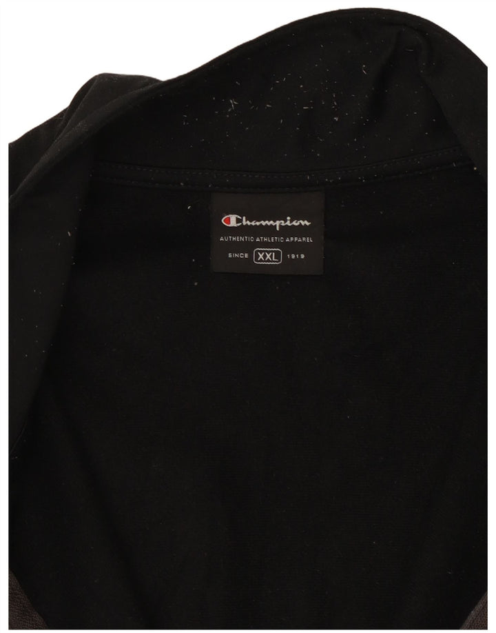 CHAMPION Træningsdragt til mænd Topjakke 2XL Grå Colourblock Polyester