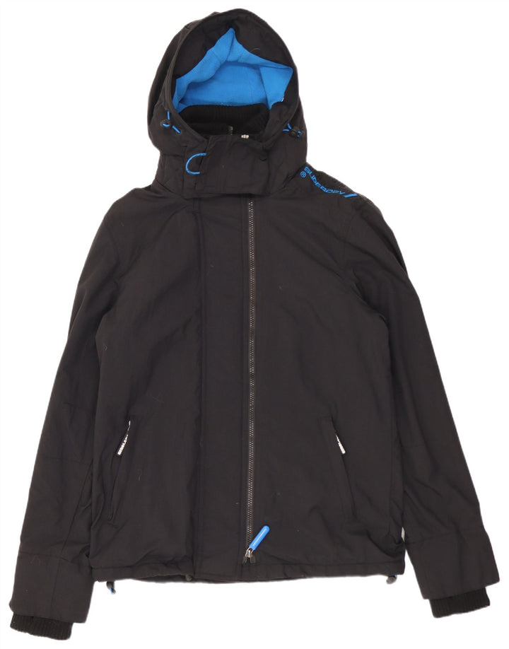 Superdry Windcheater hættejakke til mænd UK 36 Small Black