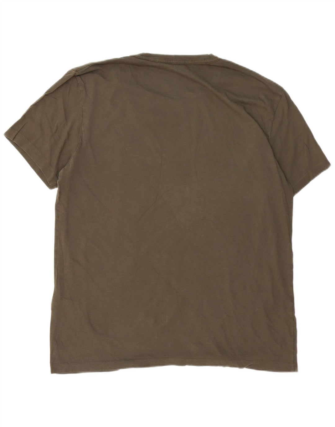 ALL SAINTS Herre T-Shirt Top Stor Khaki Bomuld