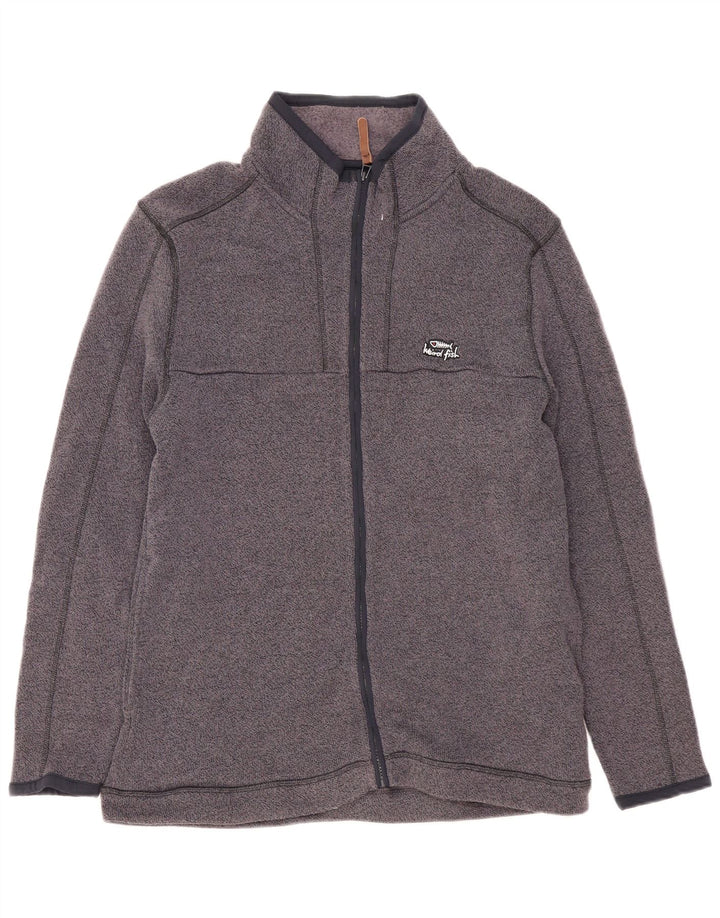Weird Fish Herre træningsdragt Topjakke Medium Grey Flecked Polyester