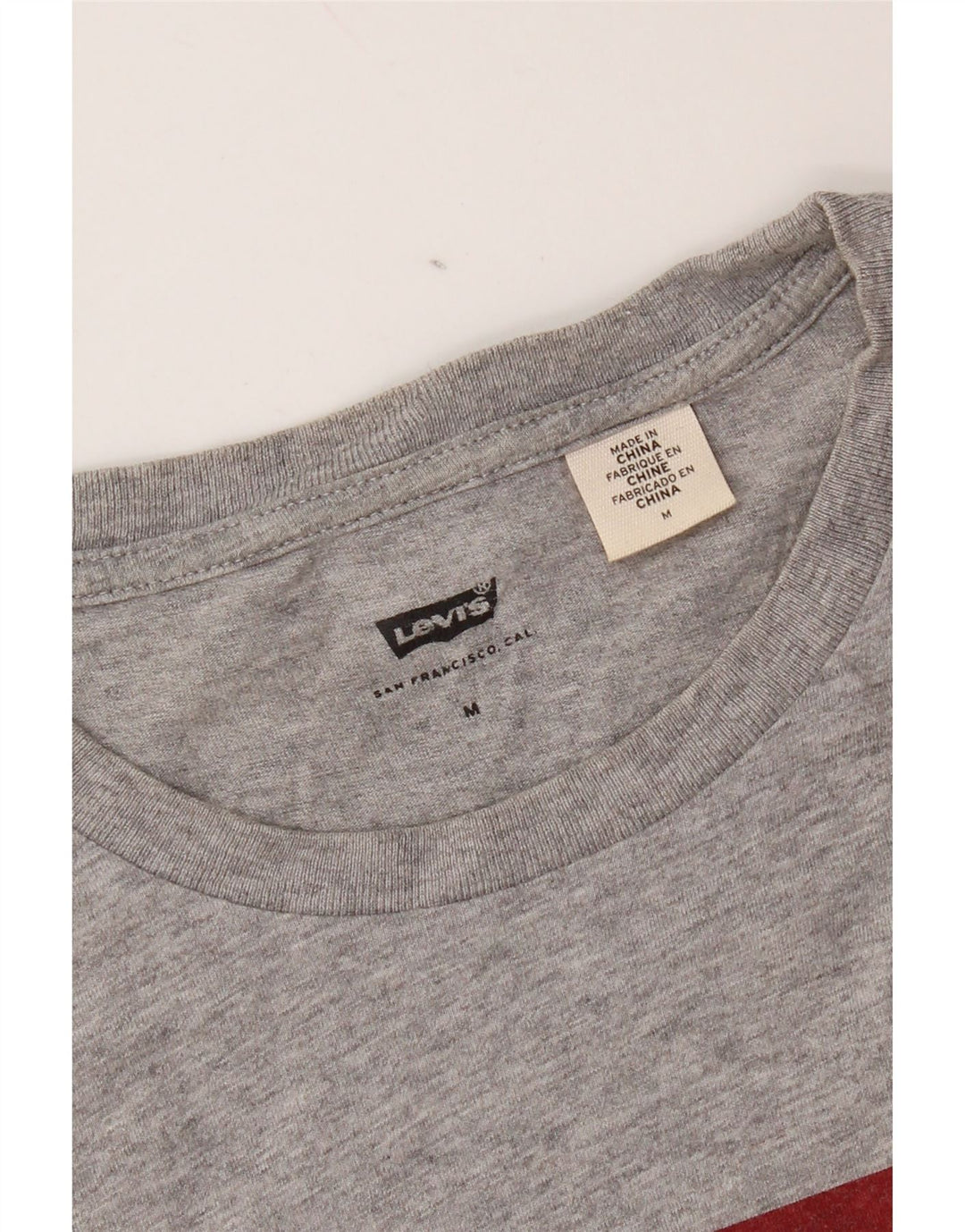 Levi's Herre grafisk T-shirt top mellemgrå