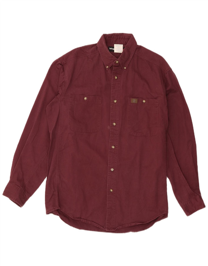 Wrangler Herreskjorte Stor Bourgogne bomuld