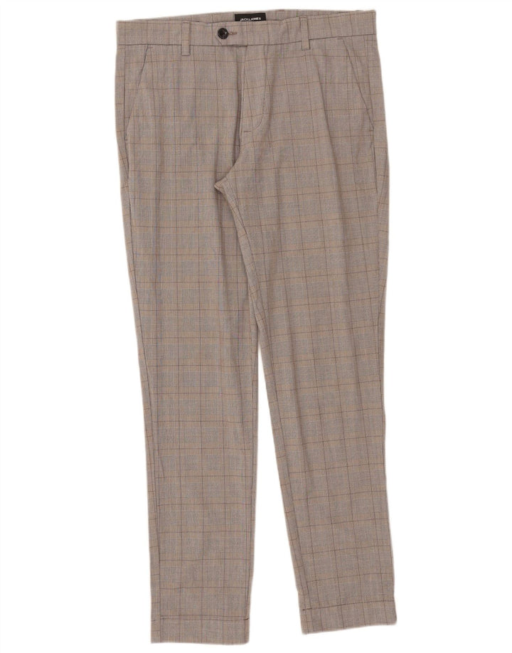 Jack & Jones Herre Slim Suit Bukser W33 L32 Grå ternet