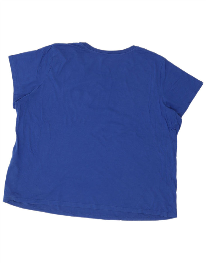 Levi's Herre grafisk T-shirt top 3XL blå bomuld