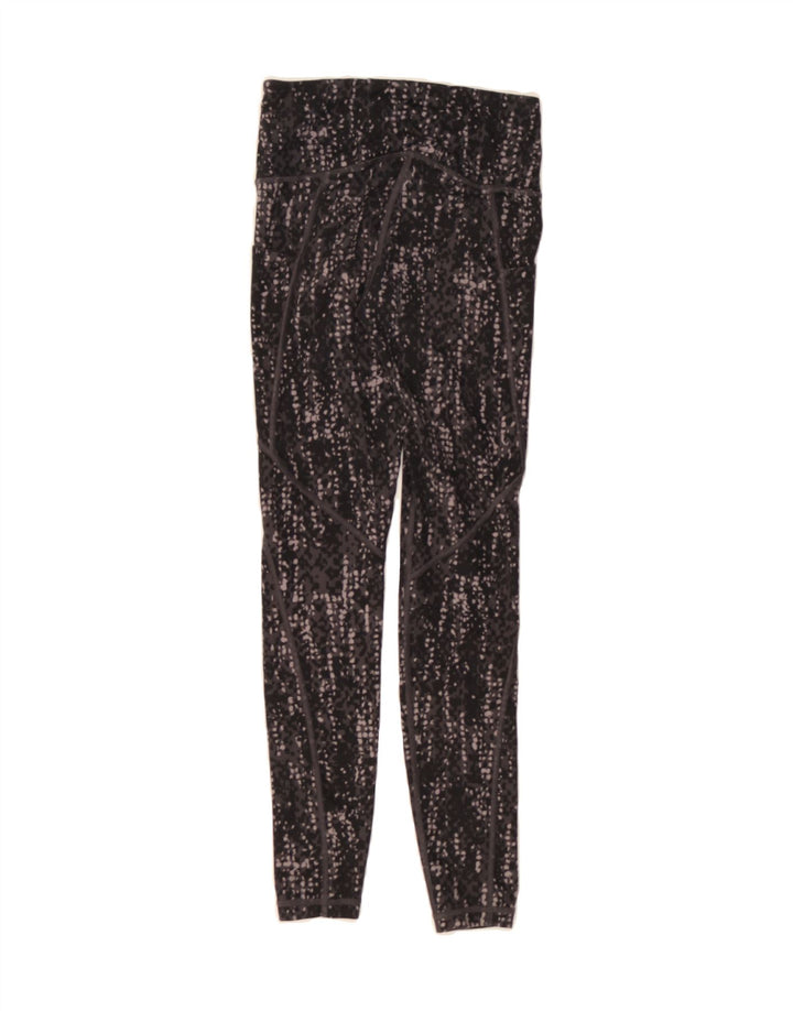 ATHLETA Womens Leggings UK 2 2XS  Grey Spotted Polyester Vintage Athleta and Second-Hand Athleta from Messina Hembry 