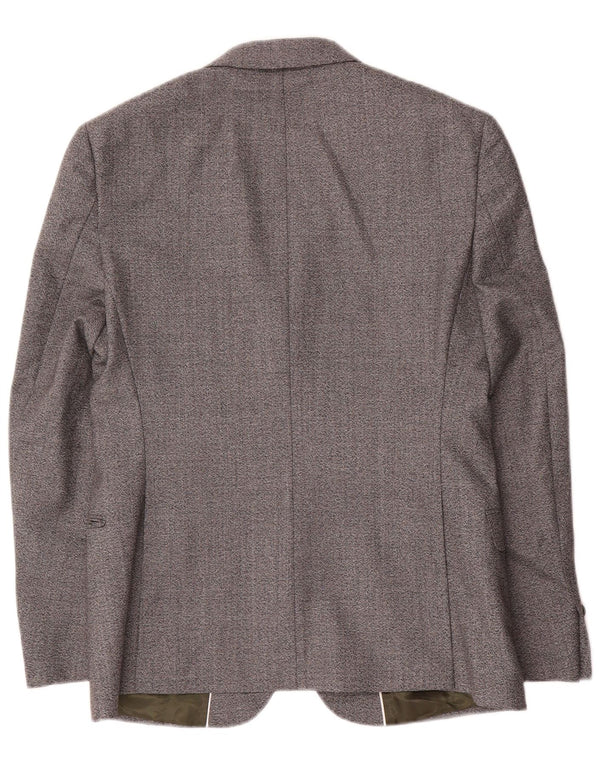 French Connection Herre 2 Button Blazer Jacket UK 38 Medium Grey Flecked