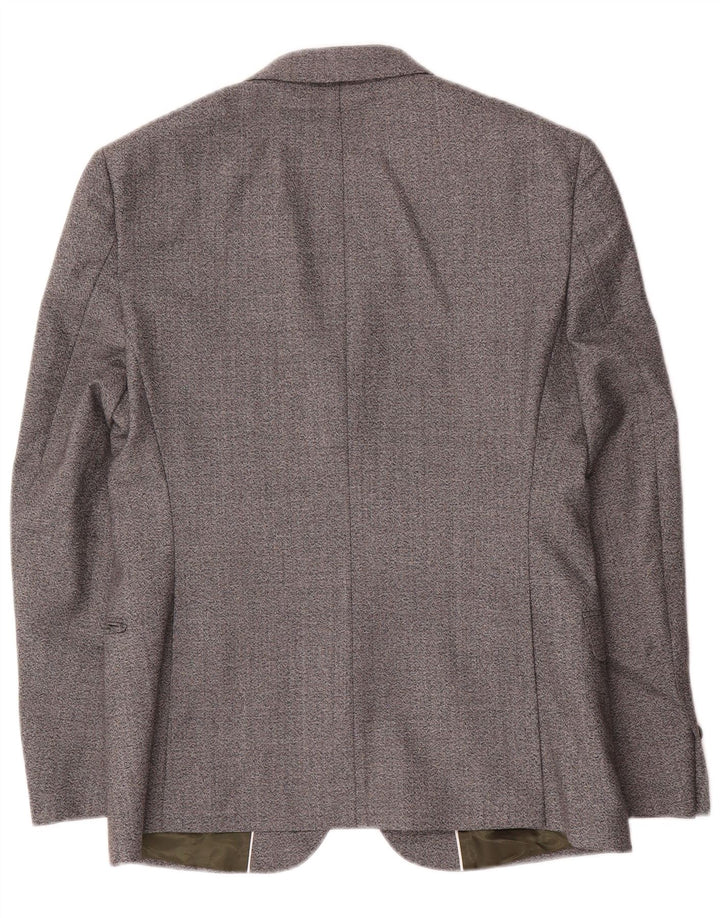 French Connection Herre 2 Button Blazer Jacket UK 38 Medium Grey Flecked