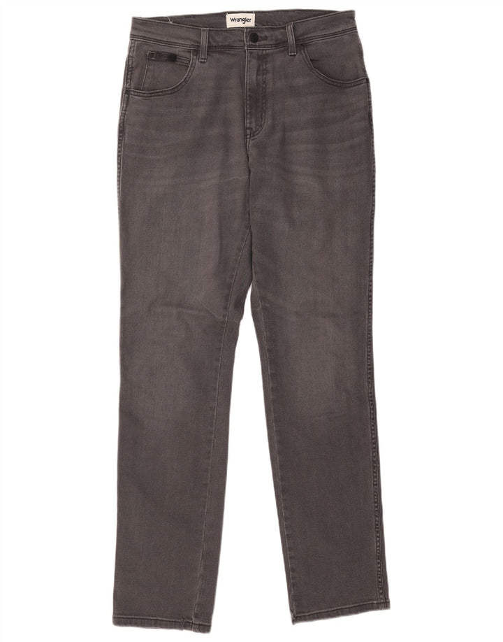 Wrangler Herre Texas Slim Jeans W32 L34 Grå Bomuld