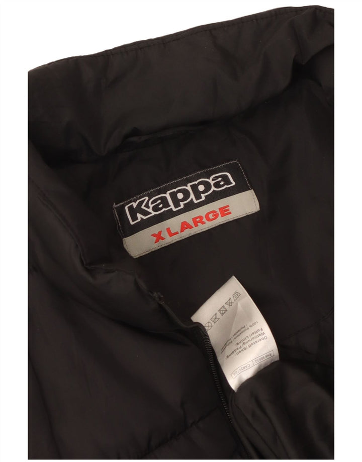 Kappa Dame Polstret Gilet UK 18 XL Sort Polyester