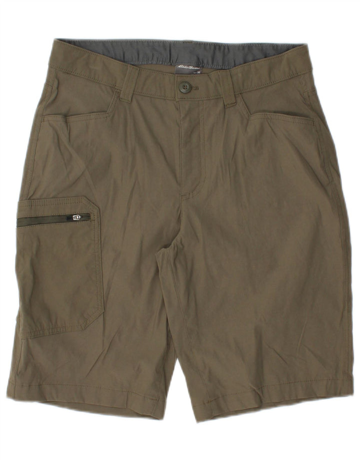 EDDIE BAUER Mens Cargo Shorts W30 Meduim Khaki Nylon