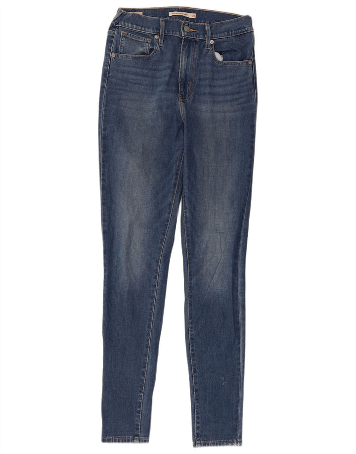 LEVI'S Dame Mile Høj Højtalje Skinny Jeans W28 L29 Blå
