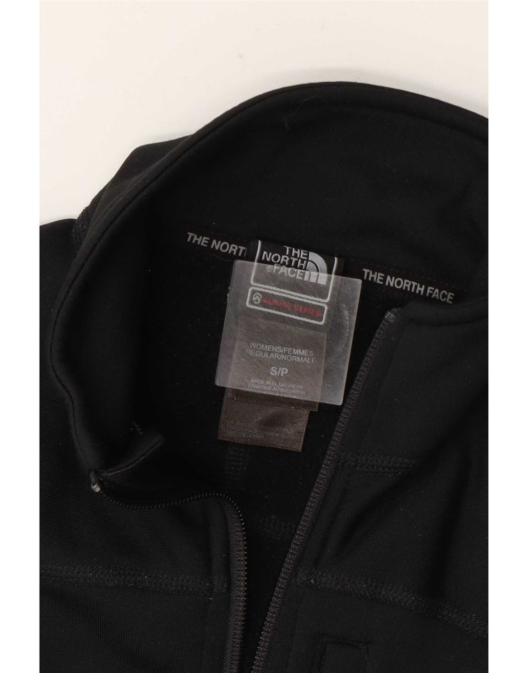 The North Face Womens Zip Neck Pullover Tracksuit Top UK 10 Small Black