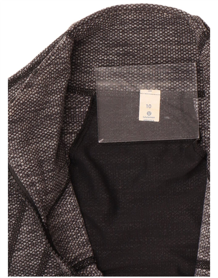 LULULEMON Dame træningsdragt Topjakke US 10 Large Grå