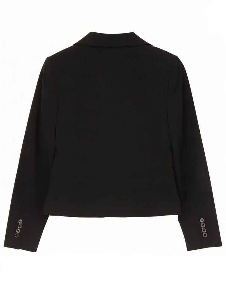 Marks & Spencer Dame 2-knaps blazerjakke UK 6 XS Sort Polyester