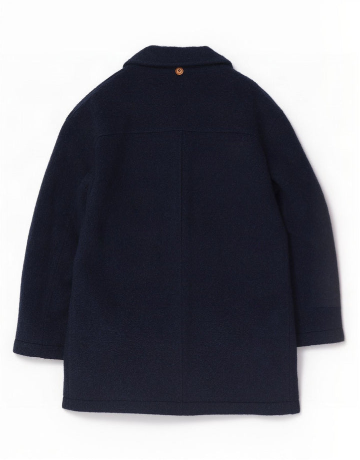 Vintage Duffle Coat til mænd IT 50 Stor marineblå uld