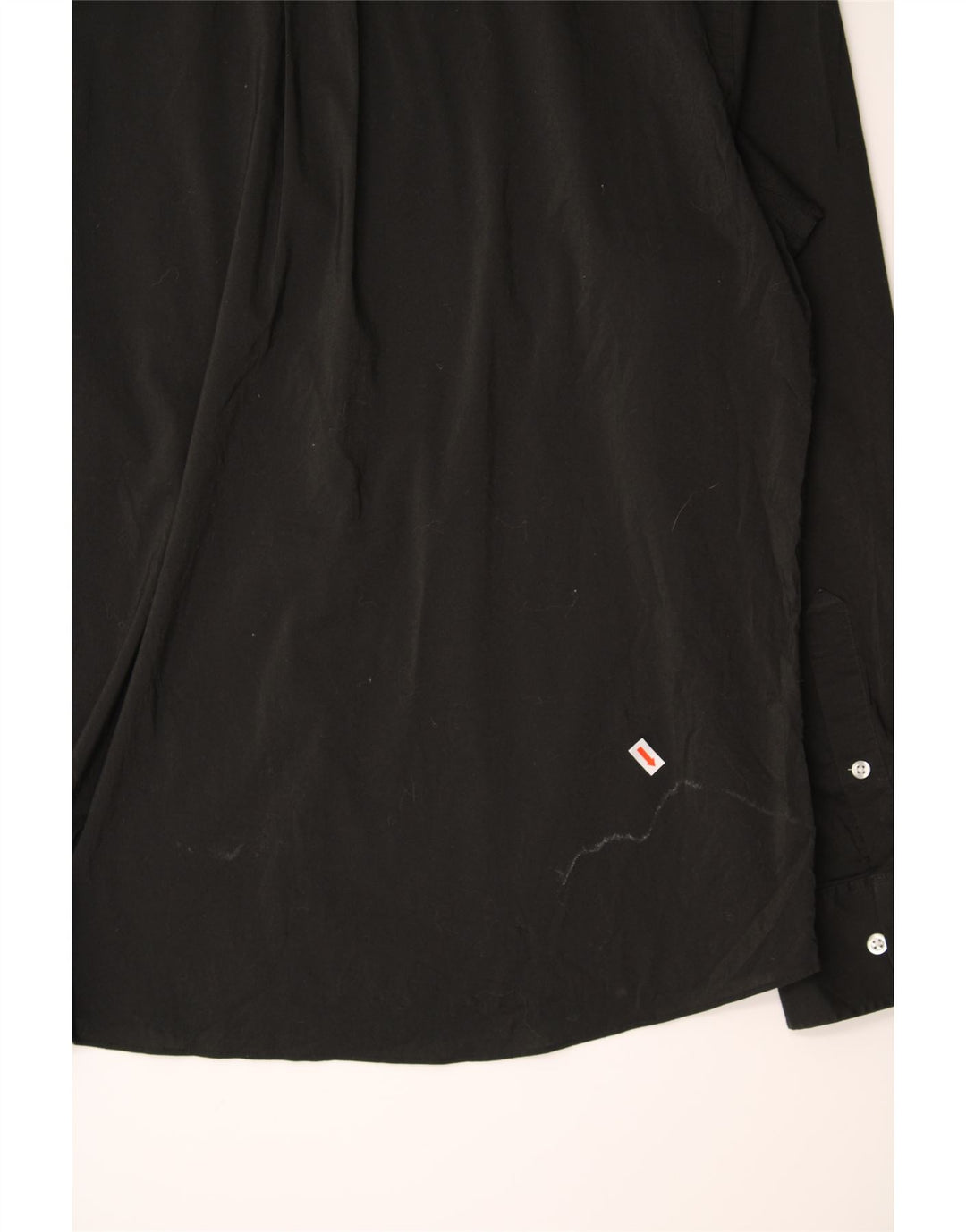 IZOD Mens Slim Fit Shirt Size 16 1/2 Large Black Cotton Vintage Izod and Second-Hand Izod from Messina Hembry 