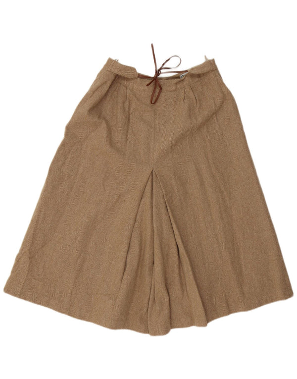 Vintage kvinders højtaljede cargo shorts IT 48 XL W30 Beige sildeben
