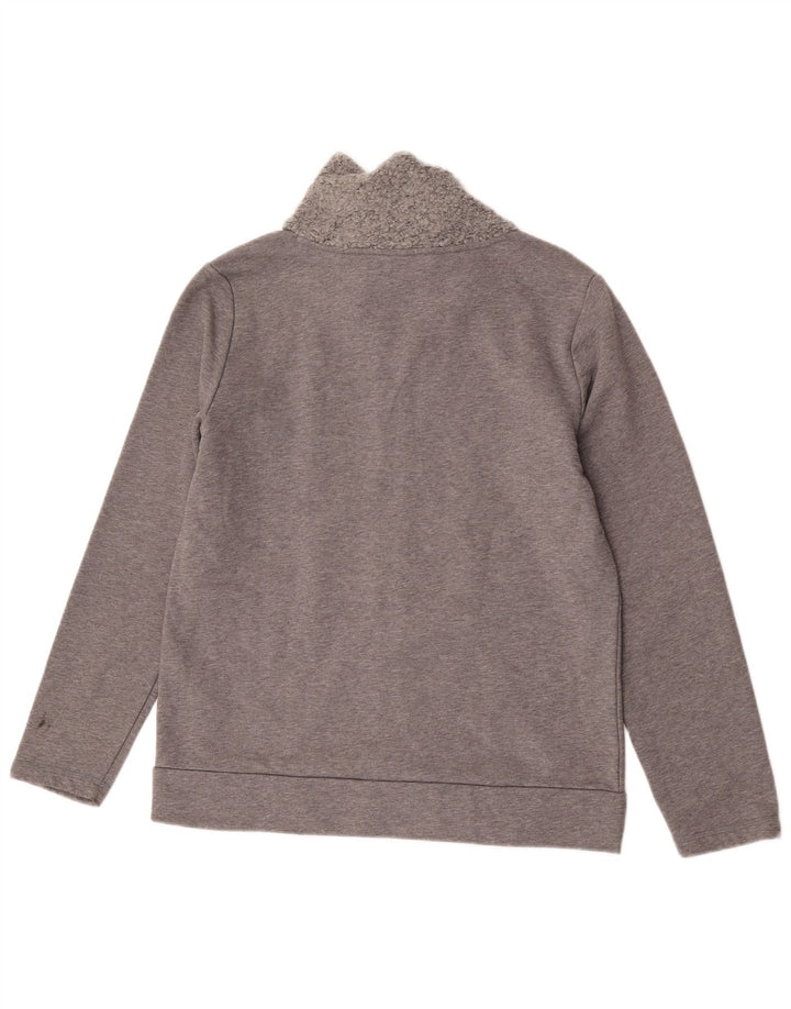 Champion Dame grafisk træningsdragt Topjakke UK 14 Medium Grey Bomuld