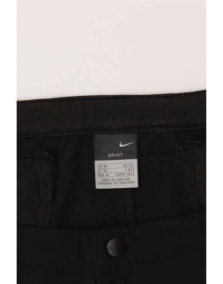 Nike Dame Dri Fit Bermuda Shorts UK 12 Medium W32 Sort