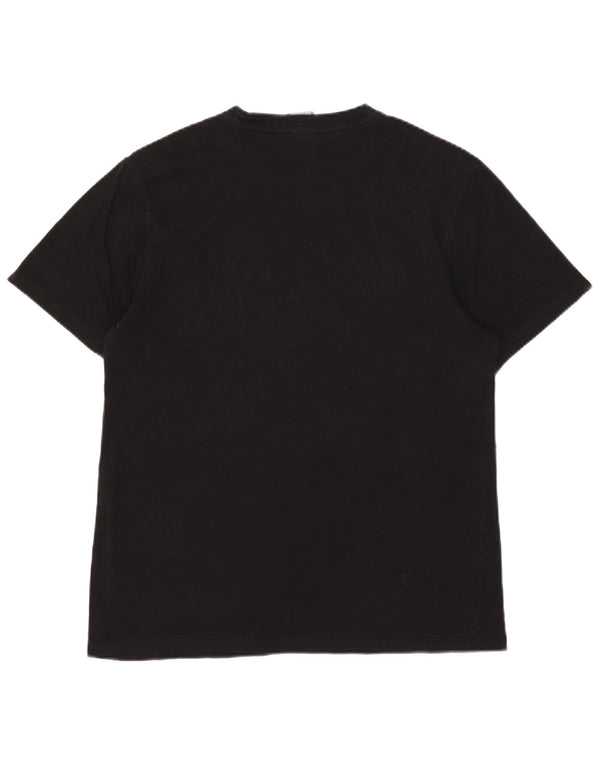 Champion Herre Grafisk T-Shirt Top Medium Sort