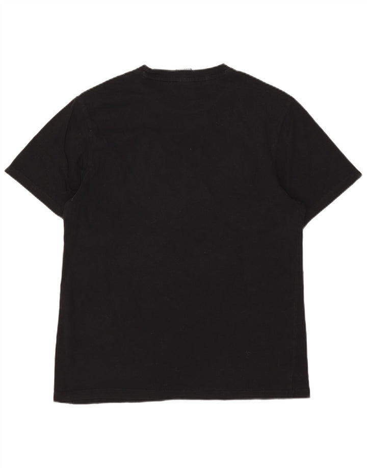 Champion Herre Grafisk T-Shirt Top Medium Sort