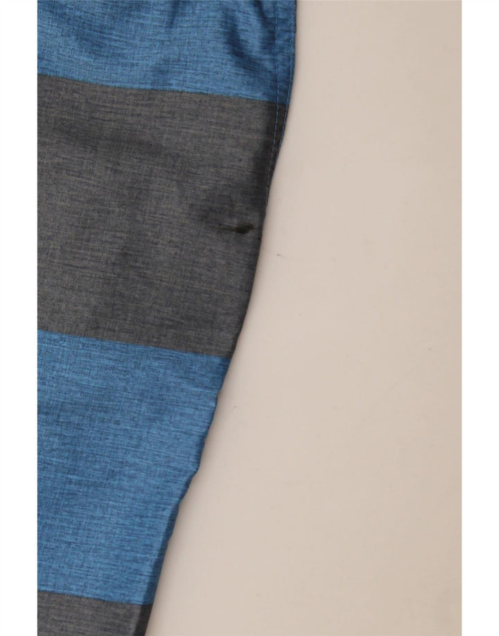 Hurley Herre Chino Shorts W33 Mellemblå stribet polyester