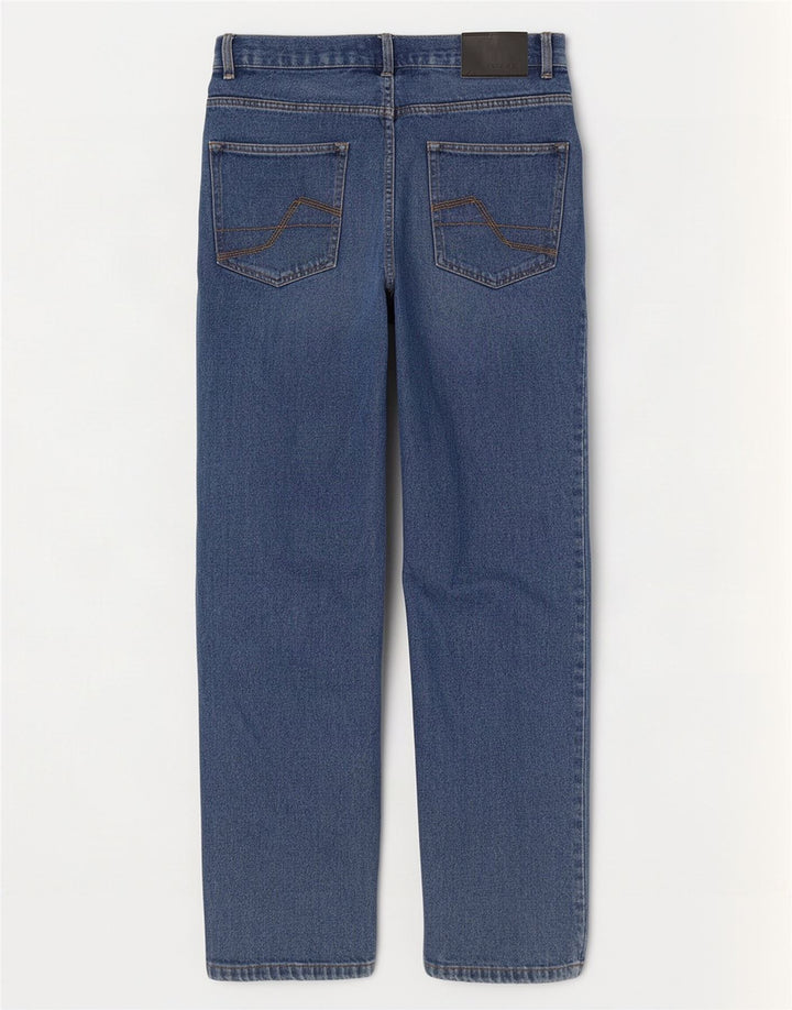 Pierre Cardin Herre Regular Fit Straight Jeans W34 L29 Blå Bomuld