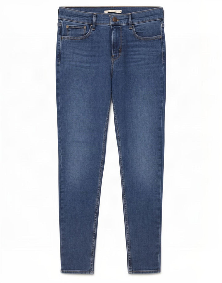 Levi's Dame 710 Super Skinny Jeans W30 L27 Blå