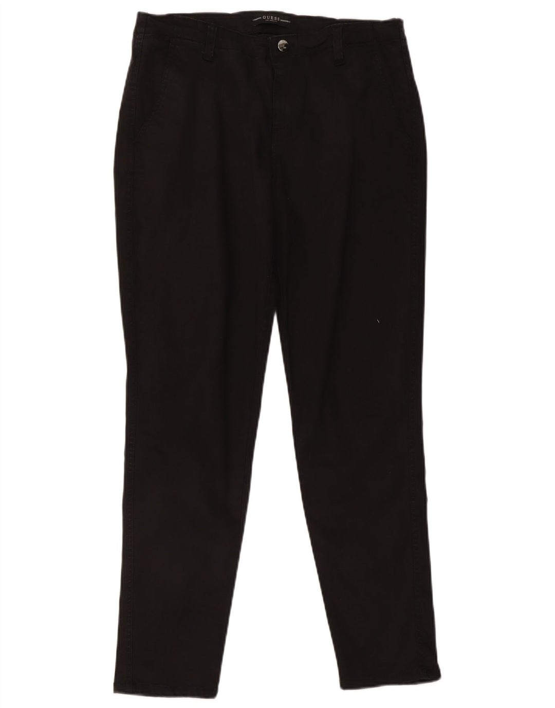 Guess Slim Chino Bukser til kvinder W31 L29 Sort Lyocell