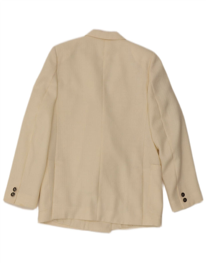 Cody Dame Dobbeltradet Blazer Jacket IT 40 Small Off White