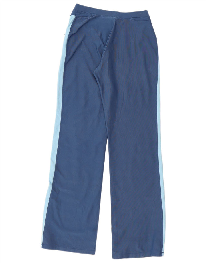 NIKE træningsdragtsbukser til kvinder UK 10/12 Medium Blue Colourblock Polyester