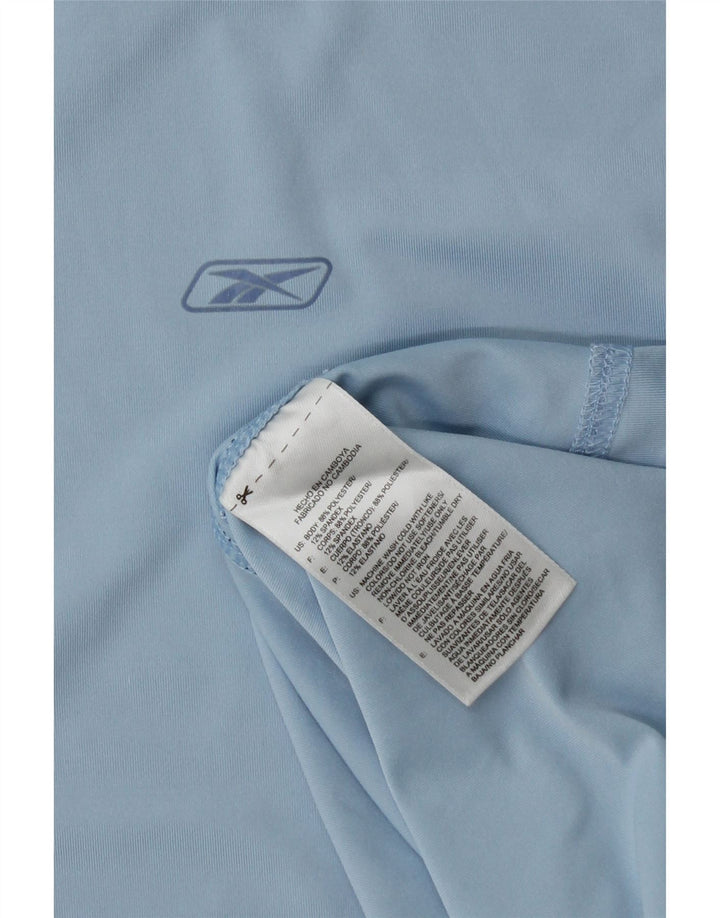 REEBOK Damevest Top UK 14 Medium Blue Polyester