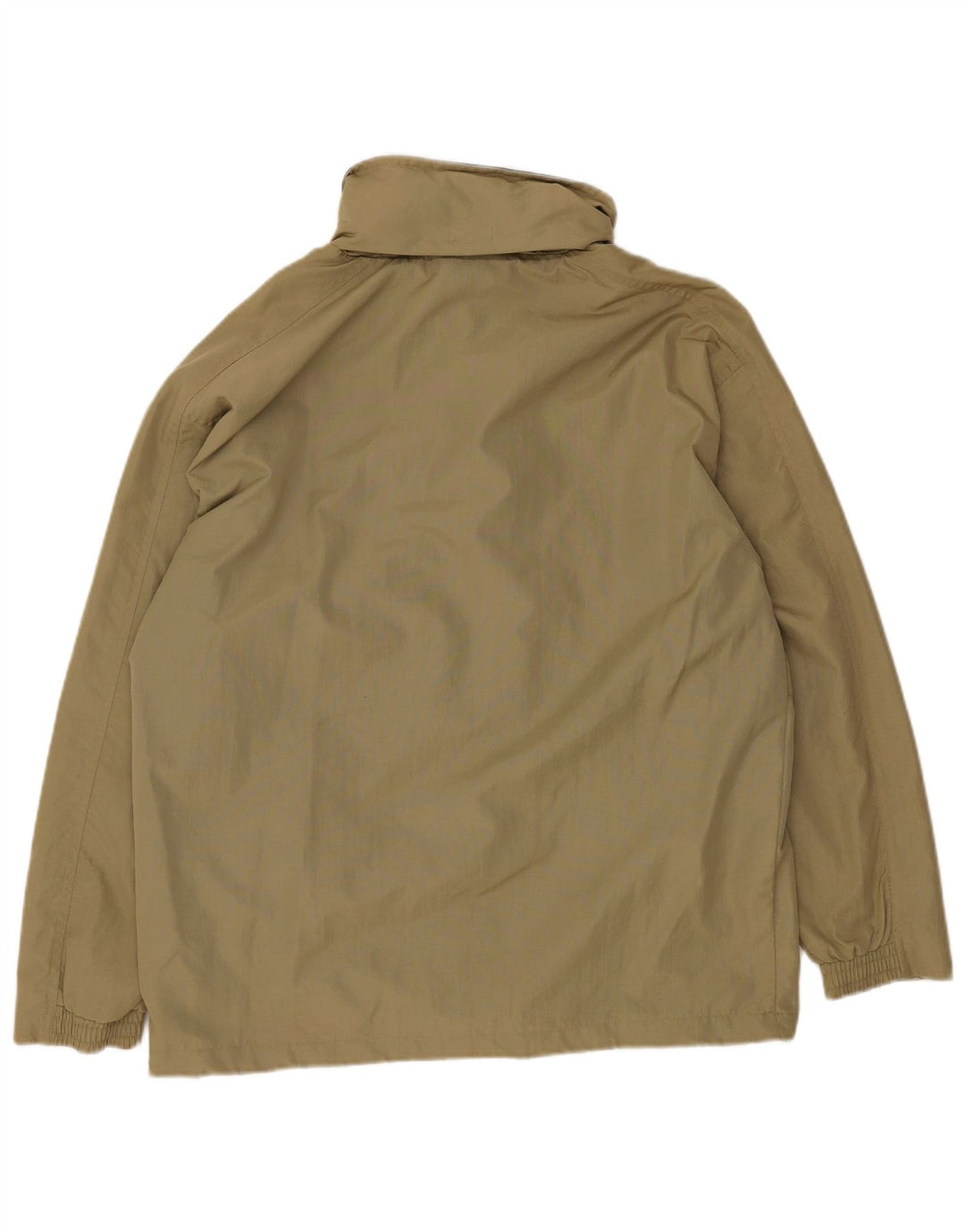 Diadora Regnjakke med hætte til mænd UK 36 Small Khaki Polyamid