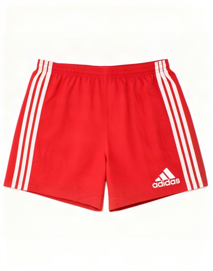 Adidas Boys Climacool Sportsshorts 15-16 År Rød Polyester