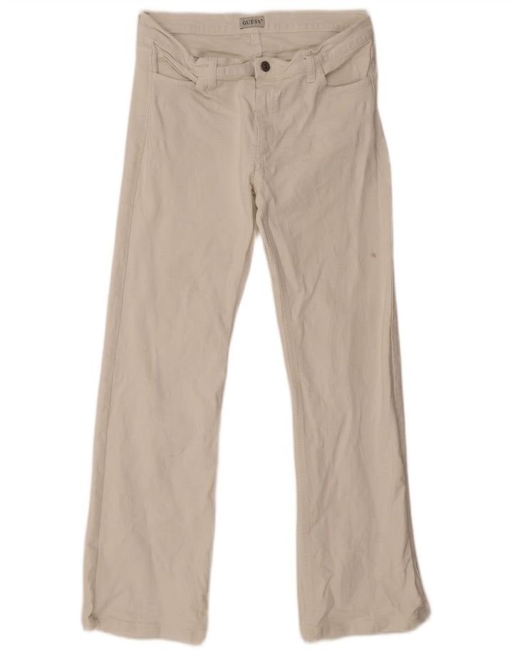 Guess Herre Bootcut Jeans W34 L28 Off White
