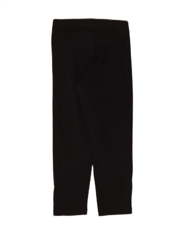 NIKE Girls Graphic Leggings 7-8 Years XS Black Polyester