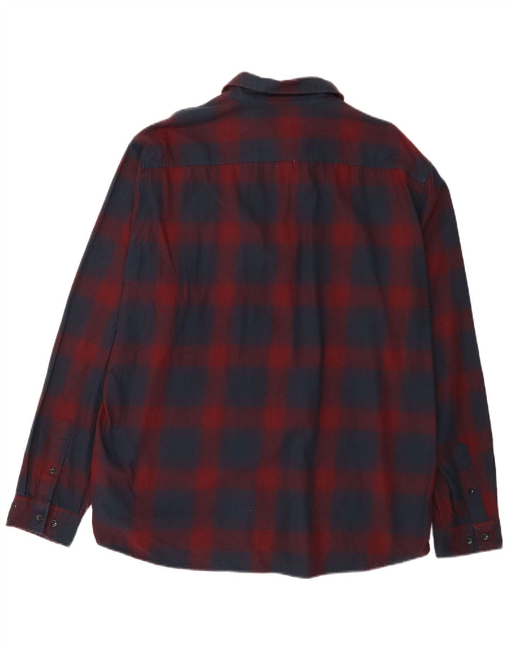 Jack & Jones herre flannelskjorte 2XL rød ternet bomuld