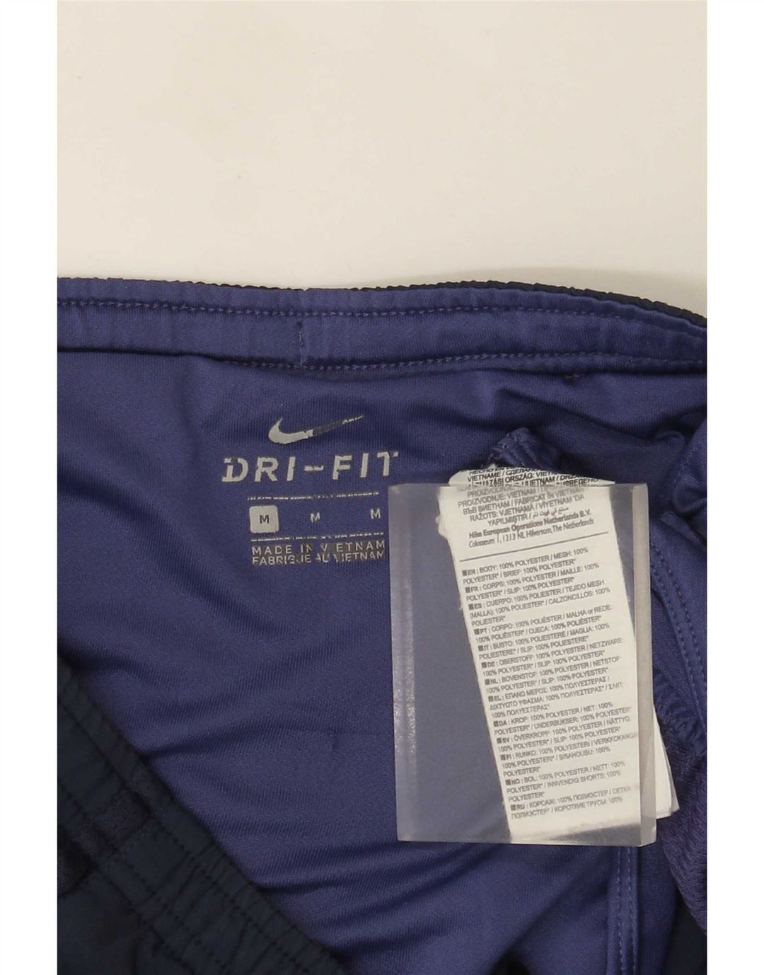 Nike Herre Dri Fit Sportshorts Medium Marineblå Colourblock Polyester