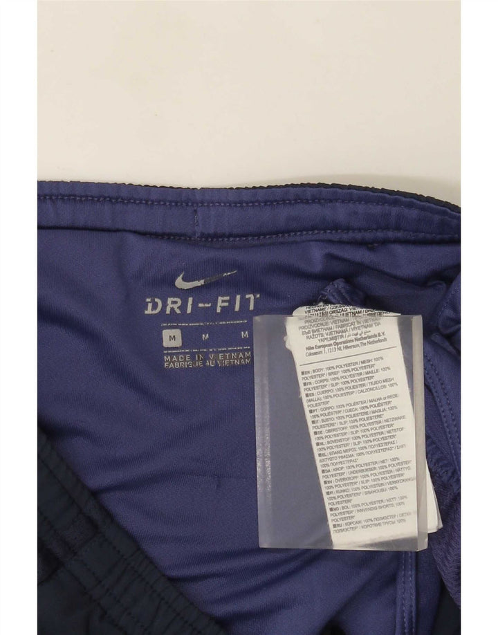 Nike Herre Dri Fit Sportshorts Medium Marineblå Colourblock Polyester