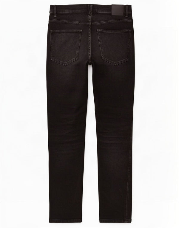 Zara Herre Slim Jeans EU 44 Large W34 L31 Sort Bomuld