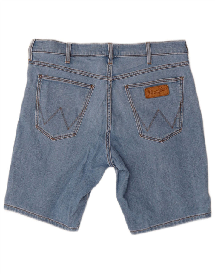 Wrangler Denim Shorts til mænd W32 Medium Blue Bomuld