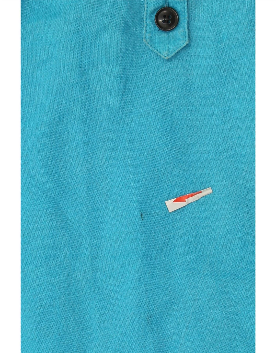 Zara Dame Pullover Shirt Dress UK 10 Small Blue Ramie