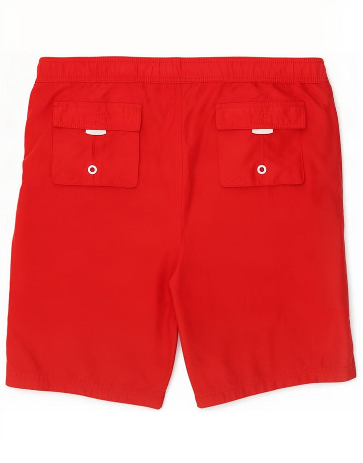 Superdry grafiske svømmeshorts til mænd XL rød polyester