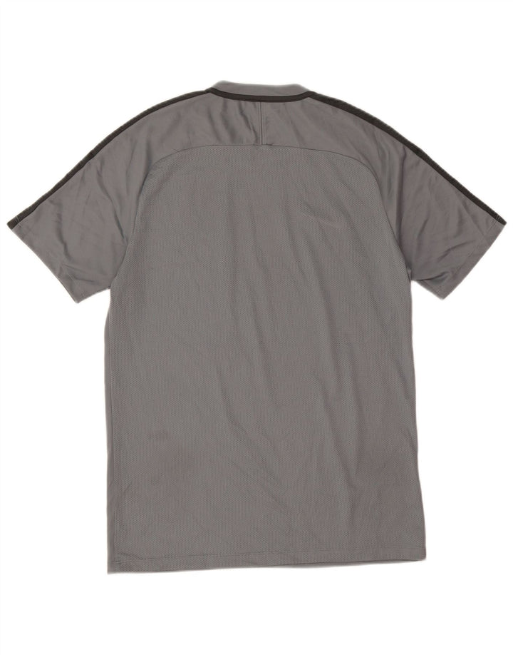 Nike Herre Dri Fit T-shirt Top Medium Grey Colourblock