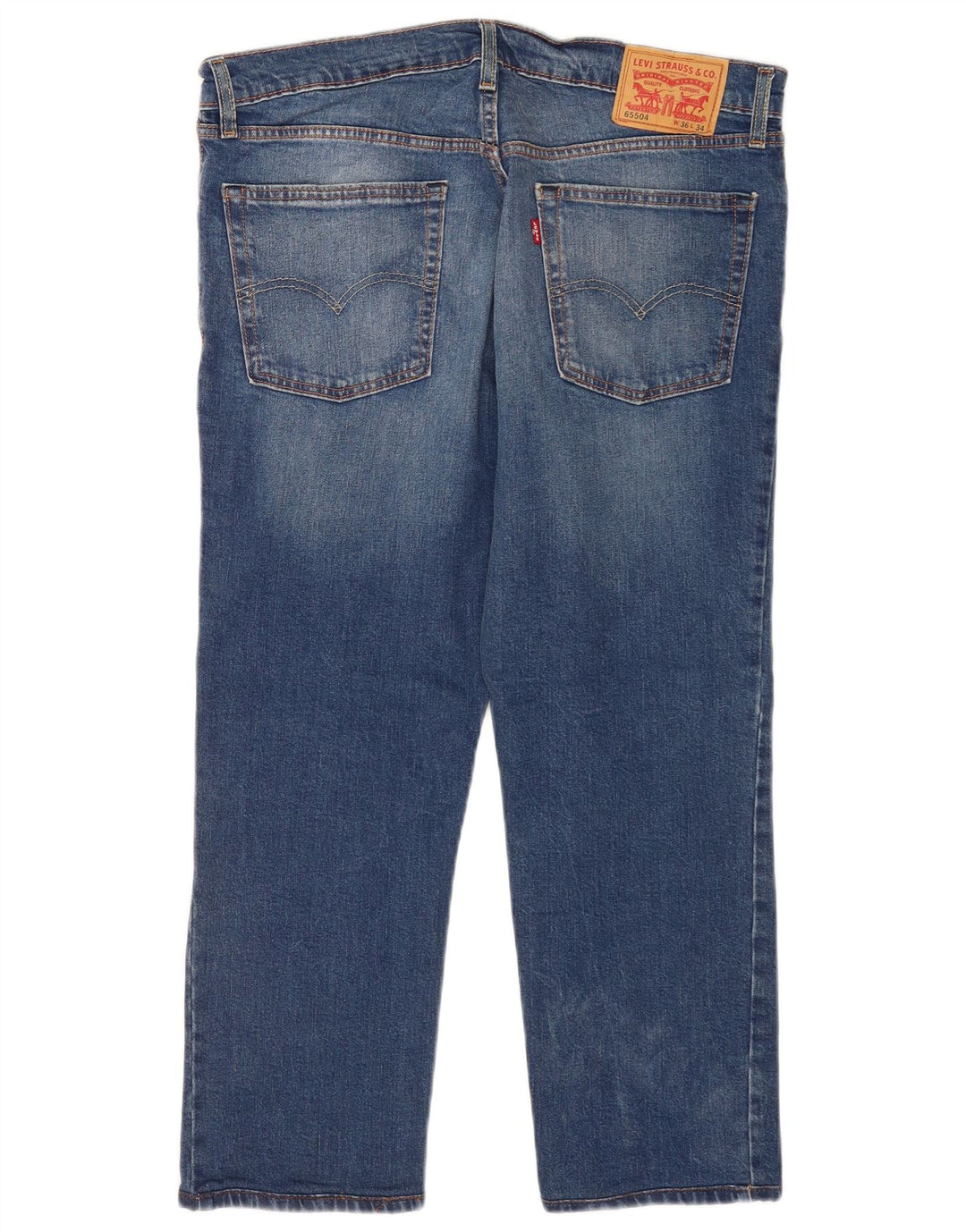 Levi's herre cropped jeans W36 L24 blå bomuld