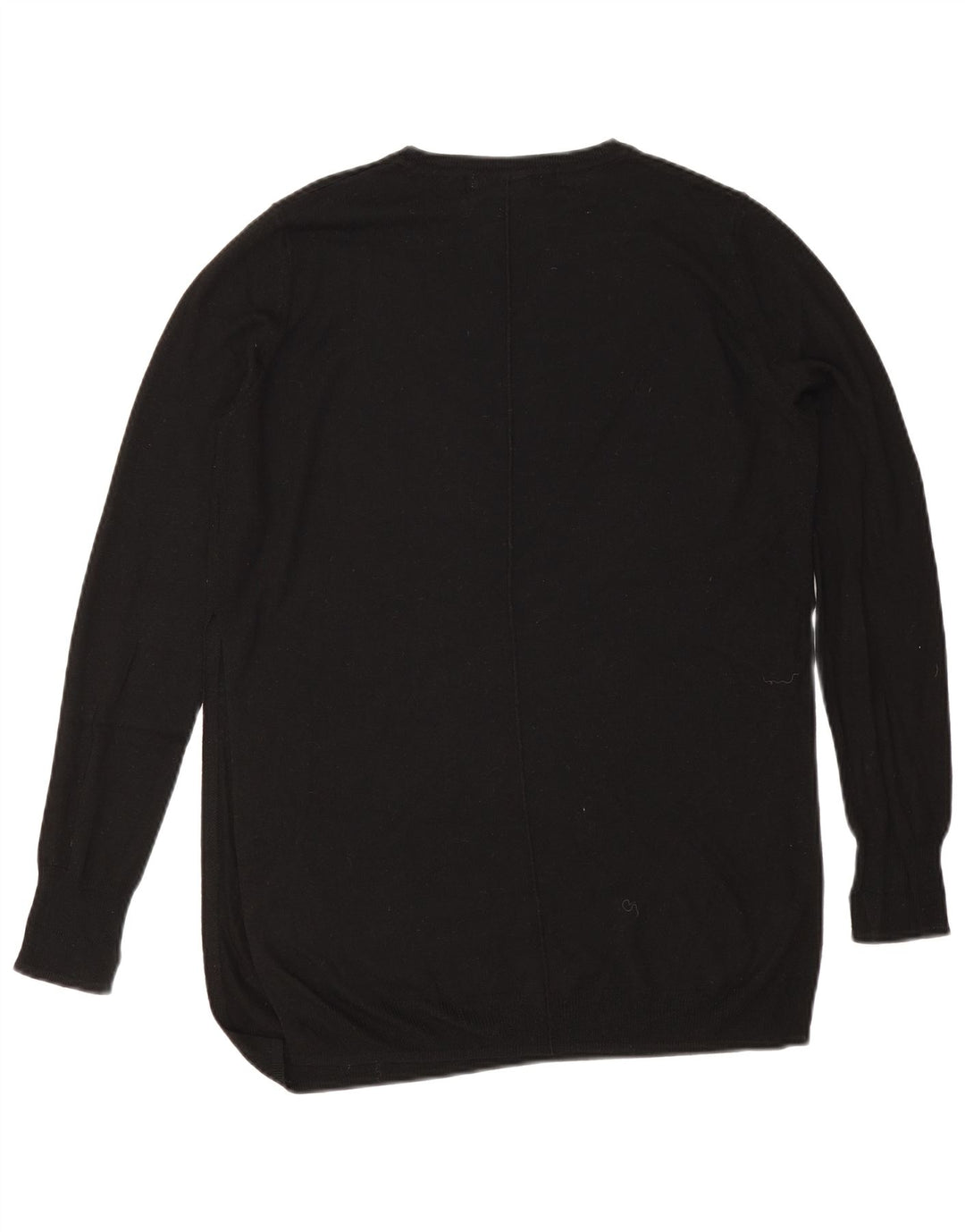 Zara Dame Oversized Boat Neck Jumper Sweater UK 10 Small Black