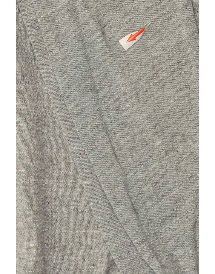 Fred Perry Herre sweater med rund hals XL Grå Colourblock Bomuld